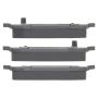 MPA 1003-1719C Quality-Built Black Series Ceramic Brake Pads w/ Hardware