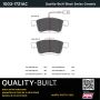 MPA 1003-1721AC Quality-Built Black Series Ceramic Brake Pads w/ Hardware
