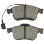 MPA 1003-1721AC Quality-Built Black Series Ceramic Brake Pads w/ Hardware