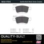 MPA 1003-1721C Quality-Built Black Series Ceramic Brake Pads w/ Hardware