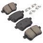 MPA 1003-1722C Quality-Built Black Series Ceramic Brake Pads w/ Hardware