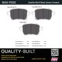 MPA 1003-1722C Quality-Built Black Series Ceramic Brake Pads w/ Hardware