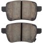 MPA 1003-1722C Quality-Built Black Series Ceramic Brake Pads w/ Hardware