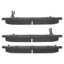 MPA 1003-1728C Quality-Built Black Series Ceramic Brake Pads w/ Hardware