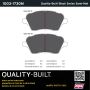 MPA 1003-1730M Quality-Built Black Series Semi-Metallic Brake Pads w/ Hardware