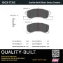 MPA 1003-1731C Quality-Built Black Series Ceramic Brake Pads w/ Hardware