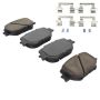MPA 1003-1733C Quality-Built Black Series Ceramic Brake Pads w/ Hardware