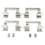 MPA 1003-1733C Quality-Built Black Series Ceramic Brake Pads w/ Hardware