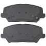 MPA 1003-1735C Quality-Built Black Series Ceramic Brake Pads w/ Hardware