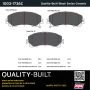 MPA 1003-1736C Quality-Built Black Series Ceramic Brake Pads w/ Hardware