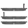 MPA 1003-1736C Quality-Built Black Series Ceramic Brake Pads w/ Hardware