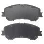 MPA 1003-1737C Quality-Built Black Series Ceramic Brake Pads w/ Hardware