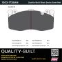 MPA 1003-1738AM Quality-Built Black Series Semi-Metallic Brake Pads w/ Hardware
