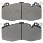 MPA 1003-1738AM Quality-Built Black Series Semi-Metallic Brake Pads w/ Hardware