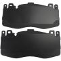 MPA 1003-1738M Quality-Built Black Series Semi-Metallic Brake Pads w/ Hardware