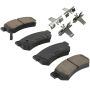 MPA 1003-1739C Quality-Built Black Series Ceramic Brake Pads w/ Hardware