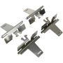 MPA 1003-1739C Quality-Built Black Series Ceramic Brake Pads w/ Hardware