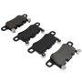 MPA 1003-1740M Quality-Built Black Series Semi-Metallic Brake Pads