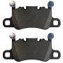 MPA 1003-1740M Quality-Built Black Series Semi-Metallic Brake Pads