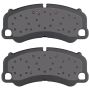 MPA 1003-1742M Quality-Built Black Series Semi-Metallic Brake Pads