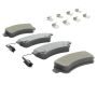 MPA 1003-1746AM Quality-Built Black Series Semi-Metallic Brake Pads w/ Hardware