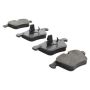 MPA 1003-1751M Quality-Built Black Series Semi-Metallic Brake Pads