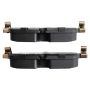 MPA 1003-1752M Quality-Built Black Series Semi-Metallic Brake Pads