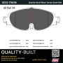 MPA 1003-1760M Quality-Built Black Series Semi-Metallic Brake Pads