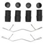 MPA 1003-1761C Quality-Built Black Series Ceramic Brake Pads w/ Hardware