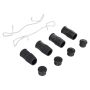 MPA 1003-1761M Quality-Built Black Series Semi-Metallic Brake Pads w/ Hardware