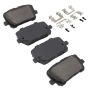 MPA 1003-1766M Quality-Built Black Series Semi-Metallic Brake Pads w/ Hardware