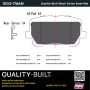 MPA 1003-1766M Quality-Built Black Series Semi-Metallic Brake Pads w/ Hardware