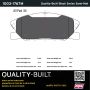 MPA 1003-1767M Quality-Built Black Series Semi-Metallic Brake Pads w/ Hardware