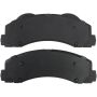 MPA 1003-1770C Quality-Built Black Series Ceramic Brake Pads w/ Hardware