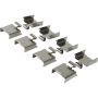 MPA 1003-1770C Quality-Built Black Series Ceramic Brake Pads w/ Hardware