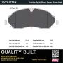 MPA 1003-1774M Quality-Built Black Series Semi-Metallic Brake Pads w/ Hardware