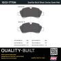 MPA 1003-1775M Quality-Built Black Series Semi-Metallic Brake Pads w/ Hardware