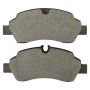 MPA 1003-1775M Quality-Built Black Series Semi-Metallic Brake Pads w/ Hardware