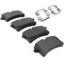 MPA 1003-1780M Quality-Built Black Series Semi-Metallic Brake Pads w/ Hardware