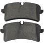 MPA 1003-1780M Quality-Built Black Series Semi-Metallic Brake Pads w/ Hardware