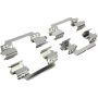 MPA 1003-1780M Quality-Built Black Series Semi-Metallic Brake Pads w/ Hardware