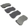 MPA 1003-1781M Quality-Built Black Series Semi-Metallic Brake Pads