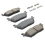 MPA 1003-1790C Quality-Built Black Series Ceramic Brake Pads w/ Hardware