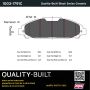 MPA 1003-1791C Quality-Built Black Series Ceramic Brake Pads w/ Hardware