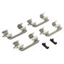 MPA 1003-1791C Quality-Built Black Series Ceramic Brake Pads w/ Hardware