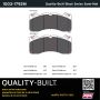MPA 1003-1792M Quality-Built Black Series Semi-Metallic Brake Pads w/ Hardware