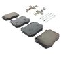 MPA 1003-1796C Quality-Built Black Series Ceramic Brake Pads w/ Hardware