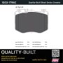 MPA 1003-1796C Quality-Built Black Series Ceramic Brake Pads w/ Hardware