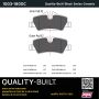 MPA 1003-1800C Quality-Built Black Series Ceramic Brake Pads w/ Hardware