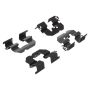 MPA 1003-1800C Quality-Built Black Series Ceramic Brake Pads w/ Hardware